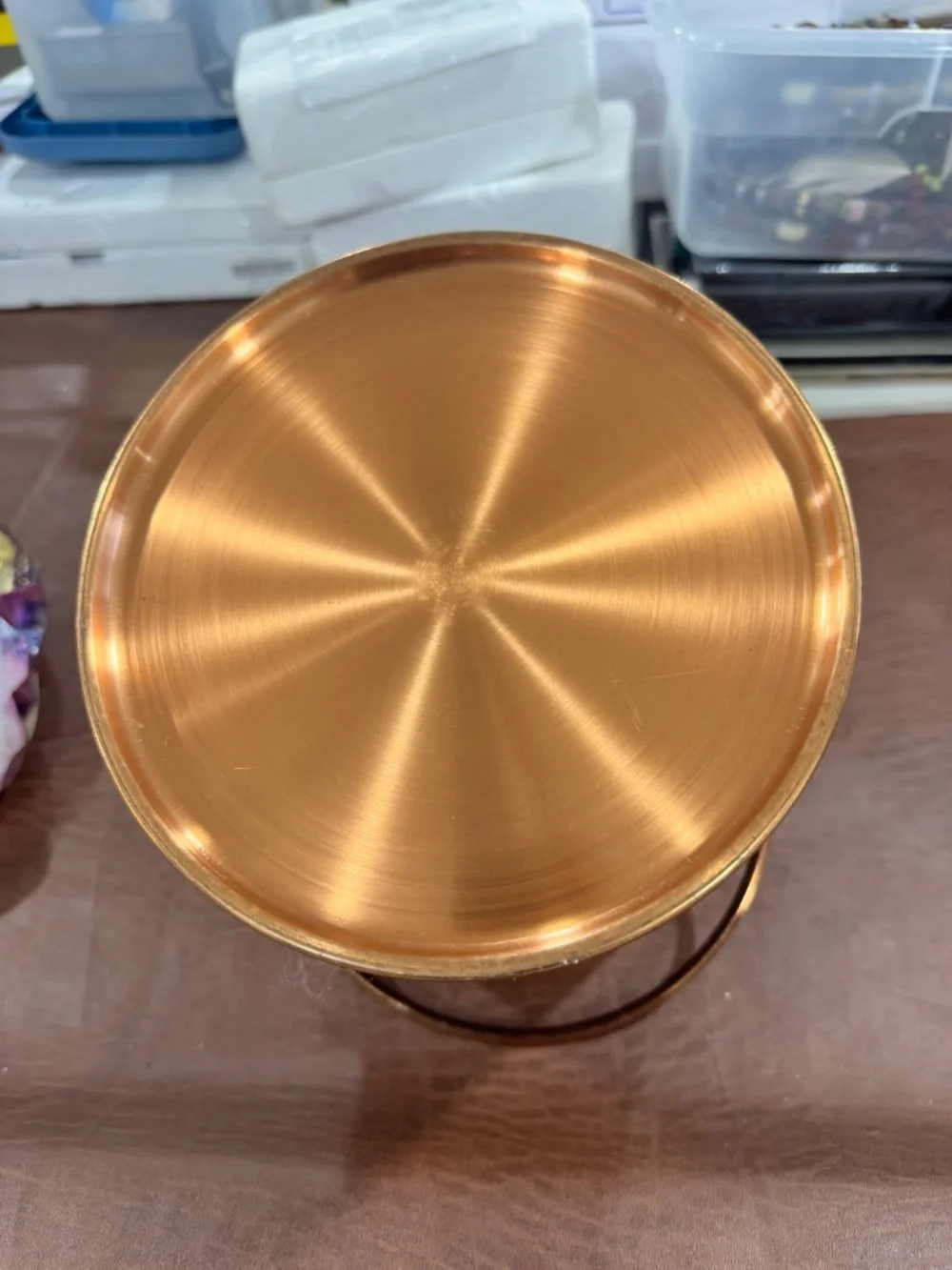 vintage Coppercraft Guild ice bucket from the 1970s